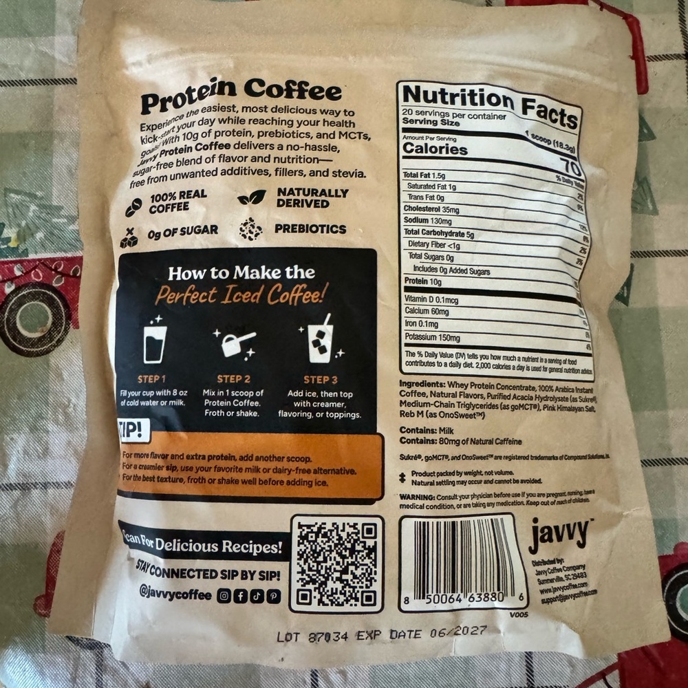 Caramel Protein Coffee - Picture 2 of 3